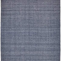 9' X 12' Blue Hand Woven Area Rug