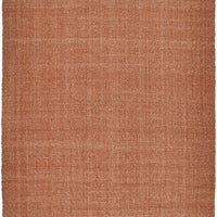 5' X 8' Orange Hand Woven Area Rug