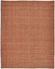 12' X 15' Orange Hand Woven Area Rug