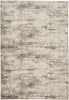 4' X 6' Ivory And Brown Abstract Area Rug