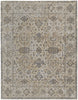 12' X 15' Ivory Tan And Gray Power Loom Area Rug