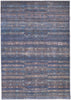 8' X 10' Blue Purple And Brown Floral Power Loom Area Rug