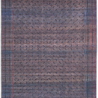 8' X 10' Blue Pink And Purple Floral Power Loom Area Rug