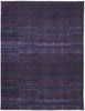 8' X 10' Blue And Purple Striped Power Loom Area Rug