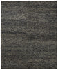 5' X 8' Gray Taupe And Black Wool Hand Woven Stain Resistant Area Rug