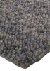 4' X 6' Purple Taupe And Gray Wool Hand Woven Distressed Stain Resistant Area Rug