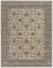 5' X 8' Tan Ivory And Gray Power Loom Area Rug