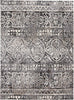 2' X 3' Gray Ivory And Taupe Abstract Stain Resistant Area Rug