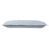 14" X 36" Gray 100% Cotton Zippered Pillow