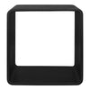 18" Black Open Geo Cube Display Bookcase