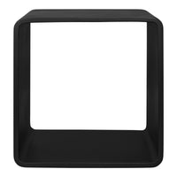 18" Black Open Geo Cube Display Bookcase