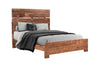 Live Edge Solid Wood Queen Brown Bed