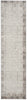 12' Gray Abstract Power Loom Runner Rug