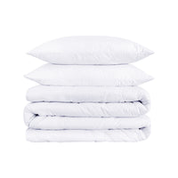 White King Cotton Blend 1500 Thread Count Washable Duvet Cover Set