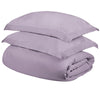 Pink Lavender Queen Cotton Blend 300 Thread Count Washable Duvet Cover Set