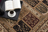 10' X 13' Cream Oriental Washable Non Skid Area Rug