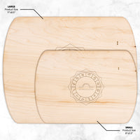 Libra Birth Sign Hardwood Cutting Board