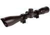 UTG 4x32 Rifle Scope, Mil-Dot Reticle, 1/4 MOA, 1" Tube, 3/8" Rings