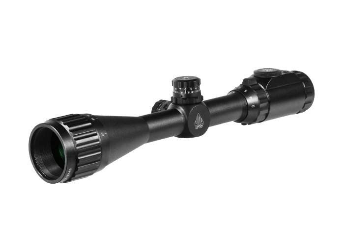 Leapers UTG 3-9x40AO True Hunter Rifle Scope, EZ-TAP, Illuminated Mil-Dot Reticle, 1/4 MOA, 1" Tube, High 3/8" Rings