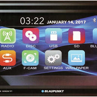 Blaupunkt D.Din 6.2" Touchscreen AM/FM/CD/DVD/BT/USB