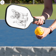 French Bull Dog Pickleball Paddle