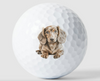 Dachshund in Tans Dog Golf Ball