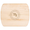 Virgo Birth Sign Hardwood Cutting Board