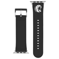 Virgo Zodiac Birth Sign Apple Leather Watch Band in Black