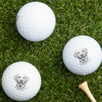 Labrador Dog Golf Ball