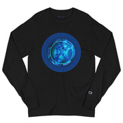 Original Retro Aquarius Birth Sign Men's Champion Long Sleeve Shirt