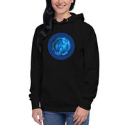 Original Retro Aquarius Birth Sign Hoodie