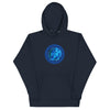 Original Retro Aquarius Birth Sign Hoodie