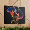 Calla Lillies in Baroque Neon Canvas Gallery Wraps