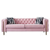 Modern Velvet Pink Sofa