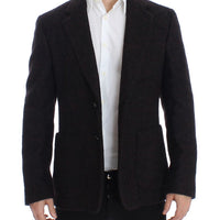 Bordeaux alpaga two button blazer