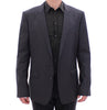 Gray slim fit MARTINI wool blazer