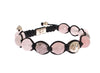 Rose Quartz CZ 925 Silver Bracelet