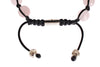 Rose Quartz CZ 925 Silver Bracelet