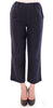 Blue Cropped Cotton Pants