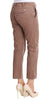 Brown Cropped Corduroys Pants