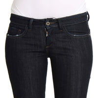 Blue Cotton Stretch Slim Fit Jeans