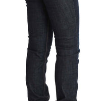 Blue Cotton Stretch Slim Fit Jeans