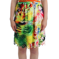 Multicolor Organza Sheath Dress