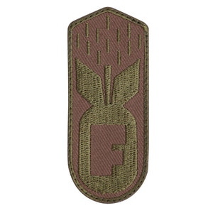 F-Bomb Patch With Hook Back - Coyote Brown