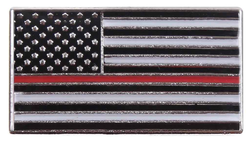 Thin Red Line Flag Pin