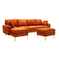 Coolmoor Orange Sectional  Sofa