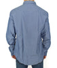 Blue cotton dress shirt