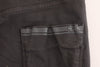 Gray cotton stretch slim fit jeans