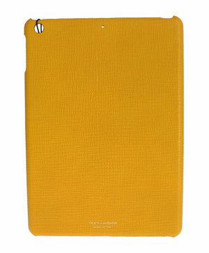 Yellow Leather Tablet Ipad Case Cover