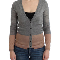 Gray lightweight cardigan